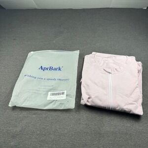 AprBark Women's Zip Front Lounge Jacket Top Casual Comfort Lavender 2XL